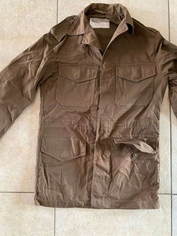 SADF NUTRIA LONG SLEEVE SHIRT SIZE MEDIUM-MEASURES 56 CM ARMPIT TO ARMPIT-BUSH JACKET SIZE SMALL-MEA