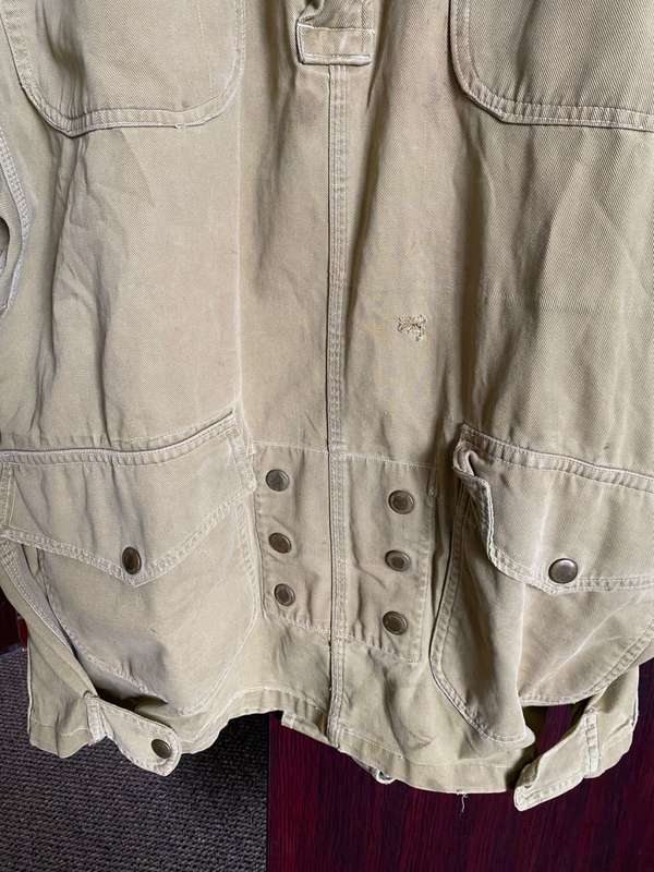 ORIGINAL RHODESIAN DENNISON JUMP SMOCK BRITISH MADE-SA AND RHODESIA WERE THE ONLY TWO COUNTRIES THA