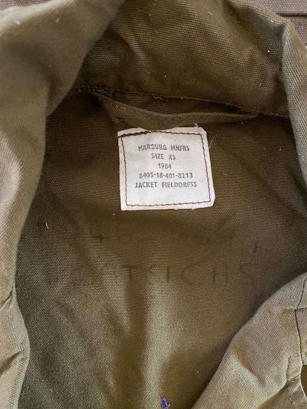 SADF NUTRIA LONG SLEEVE SHIRT-SIZE MEDIUM-MEASURES 56 CM ARMPIT TO ARMPIT-SOLD WITH BUSH JACKET-SIZE
