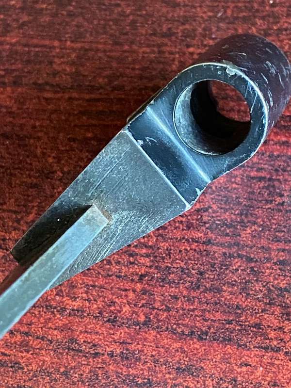 BRITISH NO 9 MK1 BAYONET-ISSUED TO THE ROYAL NAVY BECAUSE THEY RETAINED THE NO 4 RIFLE FOR SOME TIME