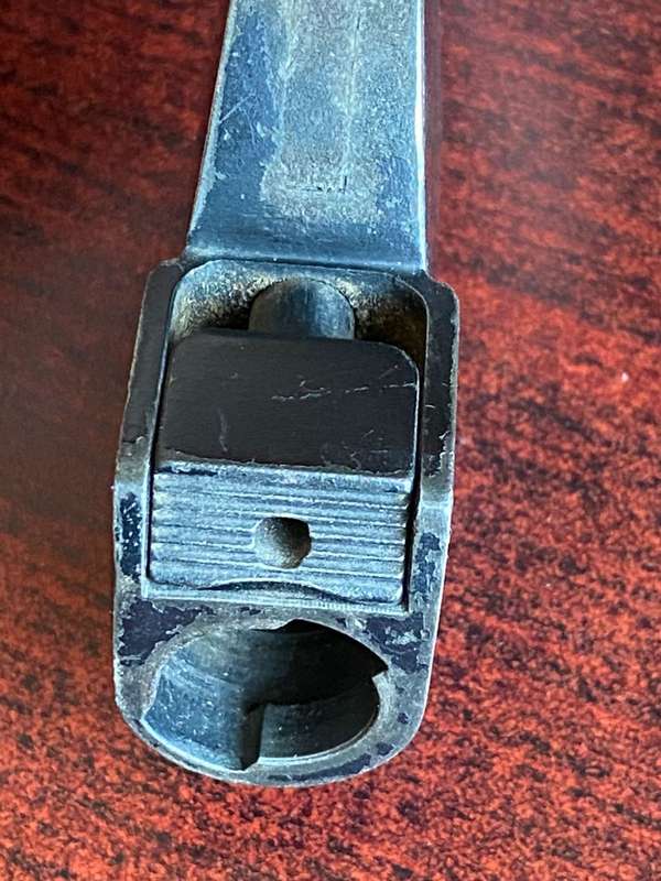 BRITISH NO 9 MK1 BAYONET-ISSUED TO THE ROYAL NAVY BECAUSE THEY RETAINED THE NO 4 RIFLE FOR SOME TIME