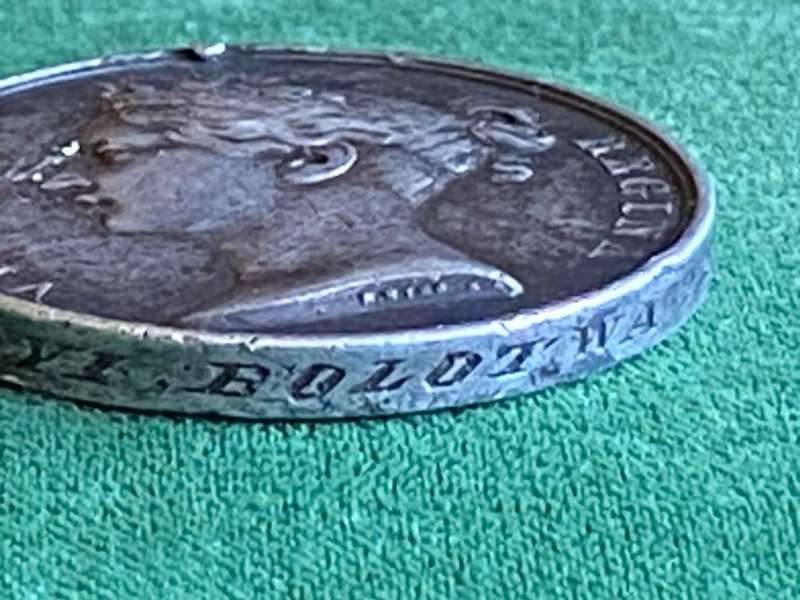 FULL SIZE SOUTH AFRICA MEDAL (1879)-NO SUSPENDER-AWARDED TO -TPR. BOBOYI BOLOTWA TEMBUS