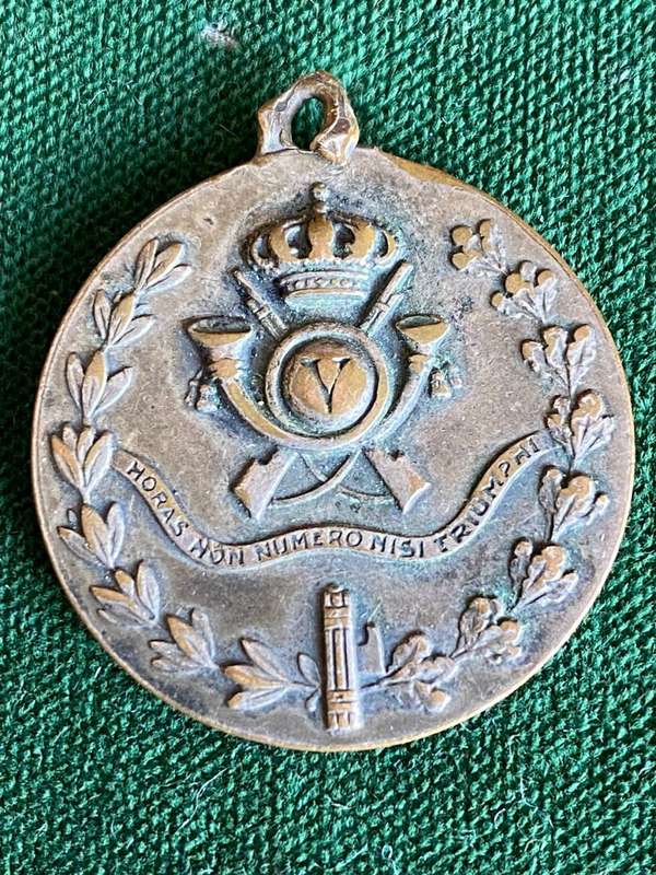 ITALIAN MEDAL FOR LIBYAN BATTALION RECTO GHIBLA FANT BATTLE LIBYA-DIAMETER 25 MM