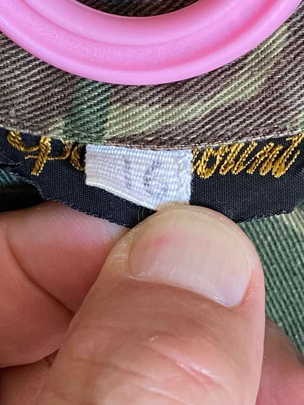 RHODESIA CAMO LONG SLEEVE SHIRT-MAKERS LABEL-PARAMOUNT-SIZE LARGE-MEASURES 60 CM ARMPIT TO ARMPIT-US