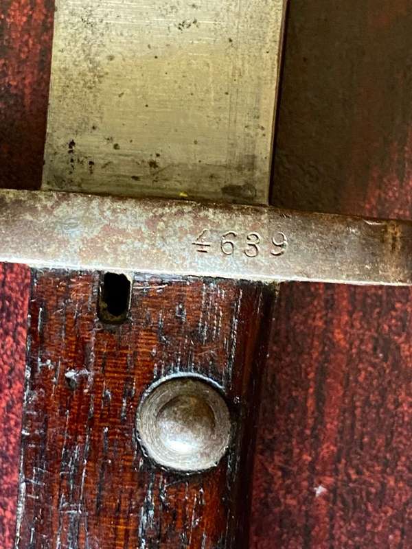 BELGIUM FN MODAL 1924 LONG BAYONET-IT RESEMBLED THE CZECH VZ 23 LONG BLADED EXPERT BAYONET AND WAS P