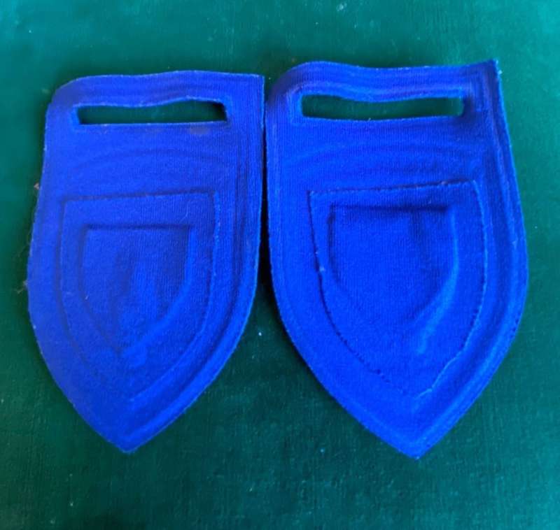 OLD JOHANNESBURG,METROPOLITAN POLICE TUPPER FLASH PAIR