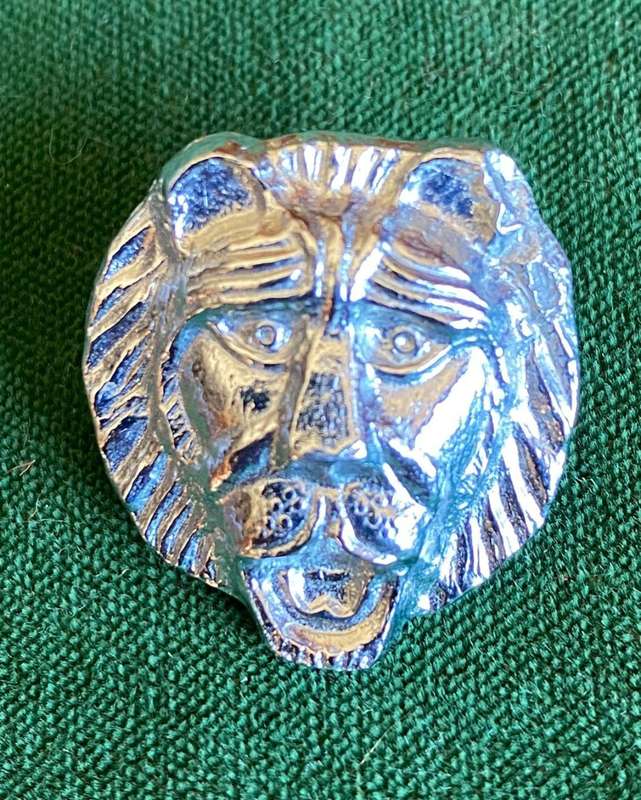 MALAWI OFFICERS RANK BADGE-CHROME- 2 LUGS