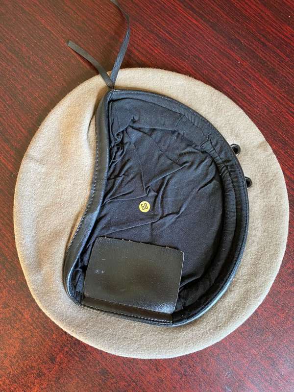 RHODESIAN SAS BERET-GUARANTEED ORIGINAL-NEVER WORN-SIZE 58-MINT CONDITION