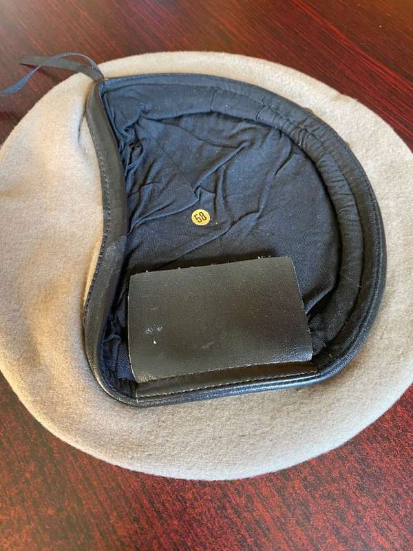RHODESIAN SAS BERET-GUARANTEED ORIGINAL-NEVER WORN-SIZE 58-MINT CONDITION