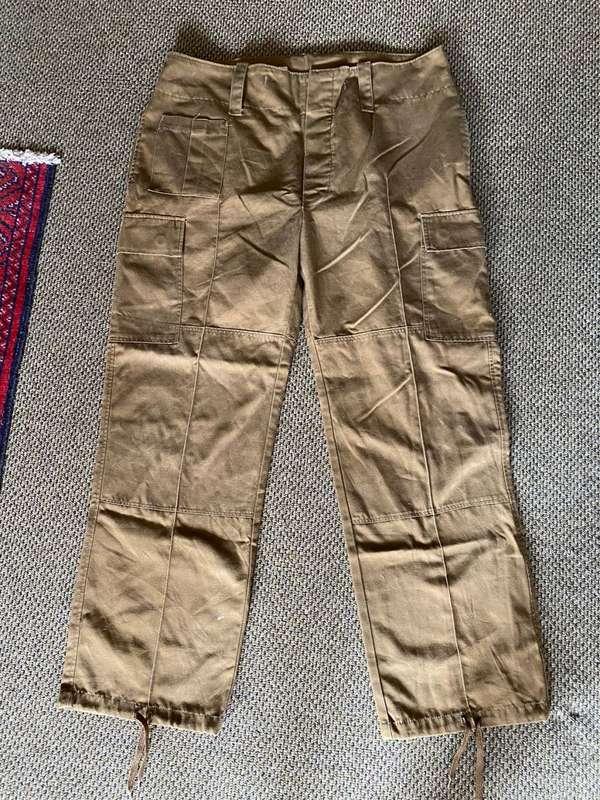 SADF NUTRIA TROUSERS SIZE LARGE 48-PIPE LENGTH OF 70CM-GOOD CONDITION