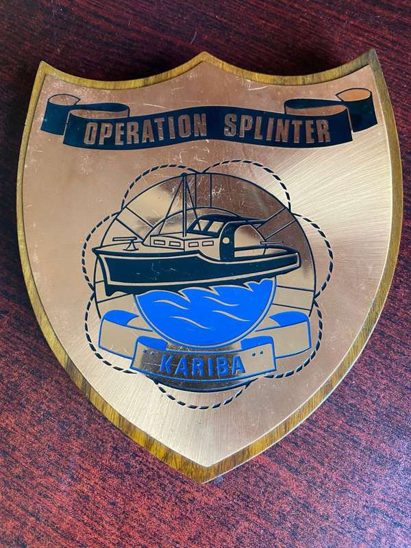 RHODESIAN PLAQUE-OPERATION SPLINTER-KARIBA