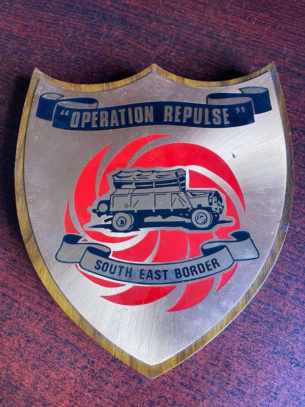 RHODESIAN PLAQUE-OPERATION REPULSE-SOUTH EAST BORDER