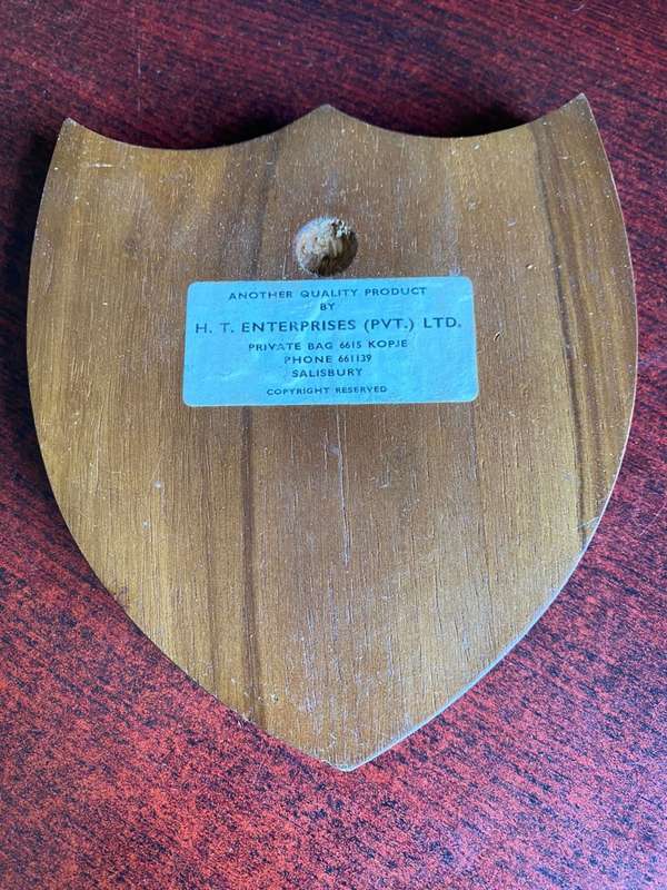 RHODESIAN PLAQUE-OPERATION GRAPPLE-MIDLANDS