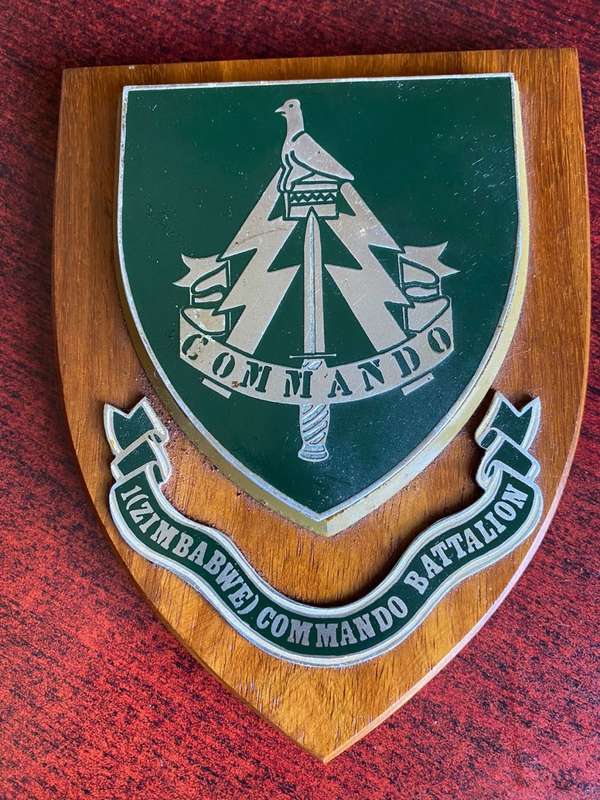 1-ZIMBABWE COMMANDO BATTALION PLAQUE
