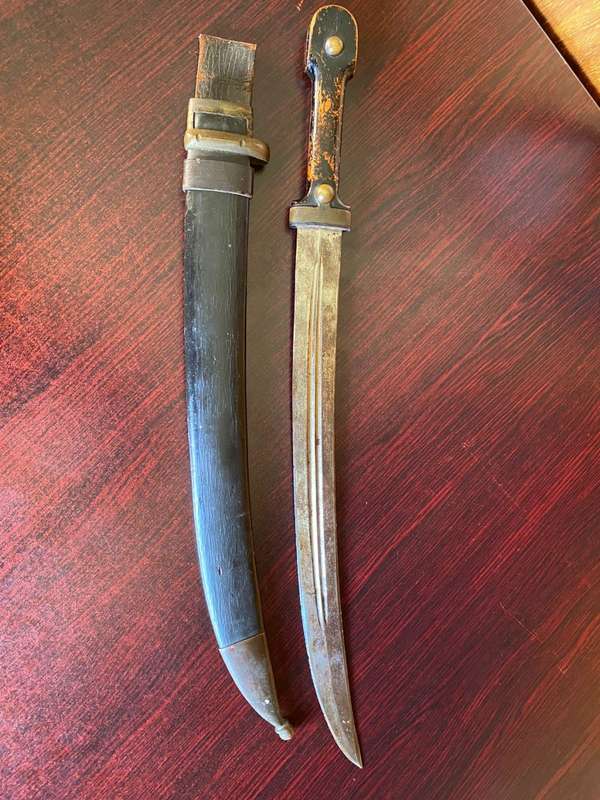 GUARANTEED ORIGINAL IMPERIAL RUSSIAN SWORD M-1907-BEBUT FOR ARTILLERY-IMPERIAL TZARIST EAGLE AND INS