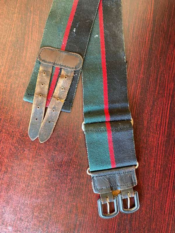 RHODESIA REGIMENT,STABLE BELT-EXTENDED LENGTH 78CM