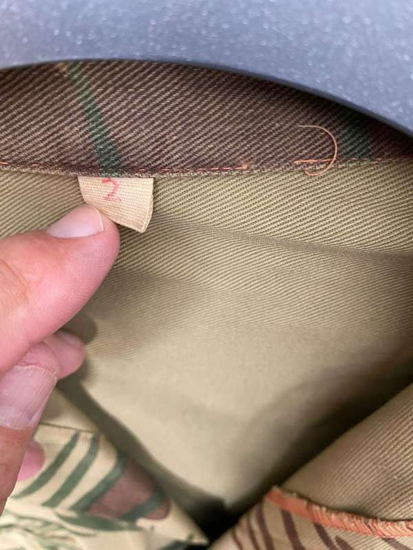 RHODESIAN CAMO BUSH JACKET IN VERY GOOD CONDITION-SIZE LARGE-MEASURES 60CM ARMPIT TO ARMPIT-NO DAMAG