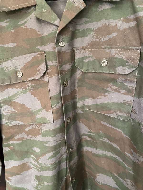 FAPLA CAMO,LONG SLEEVE SHIRT-SIZE MEDIUM-MEASURES 47 CM ARMPIT TO ARMPIT-GOOD CONDITION WITHOUT ANY