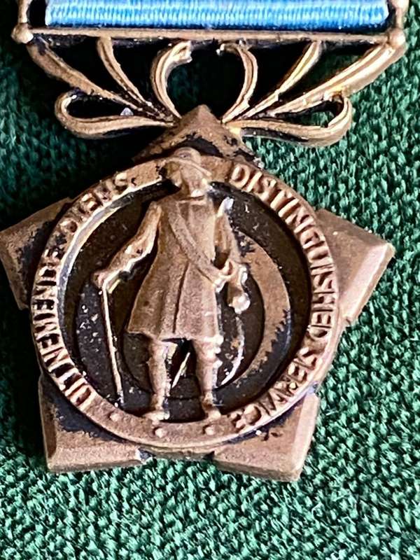 MINIATURE VAN RIEBEECK DECORATION (DVR) 1952-1975-BRABERY-SILVER GILT-GUARANTEED,AUTHENTIC MEDAL