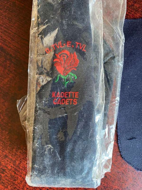 EASTERN TRANSVAAL SCHOOL CADETS BLAZER BADGES AND TIES-SOLD TOGETHER