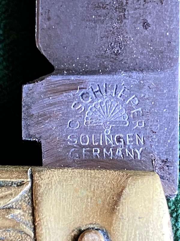31 MEI 1961 REP. OF SA KNIFE MADE BY C.SCHLIEPER-SOLINGEN GERMANY-GOOD CONDITION