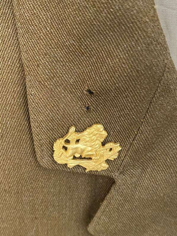 RHODESIAN BRITISH SOUTH AFRICA POLICE NO 1 STEP OUT UNIFORM JACKET AND TROUSERS INCLUDING LIEUTENANT
