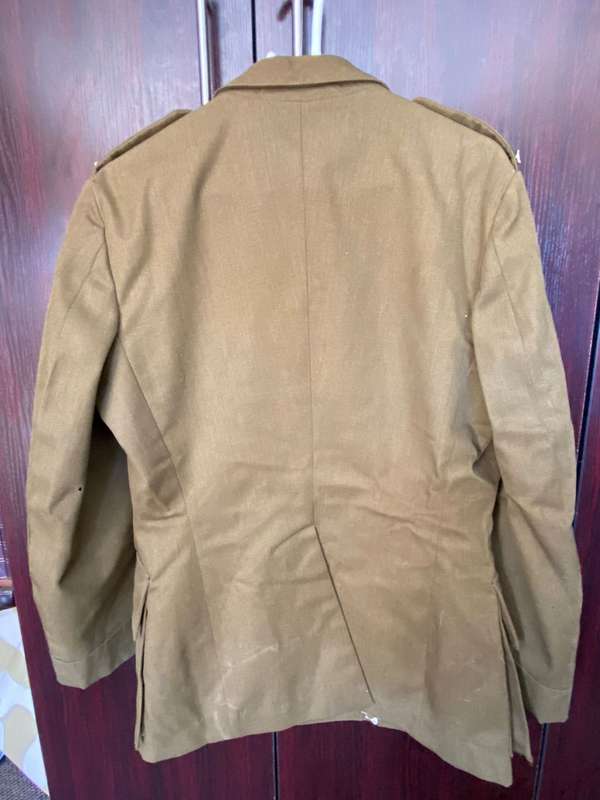 RHODESIAN BRITISH SOUTH AFRICA POLICE NO 1 STEP OUT UNIFORM JACKET AND TROUSERS INCLUDING LIEUTENANT
