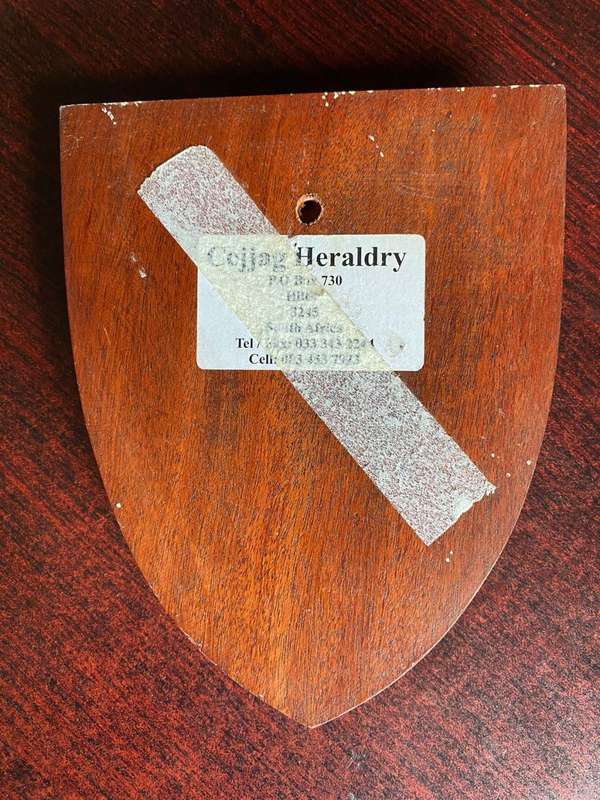 CAPE TOWN RIFLES (DUKES) PLAQUE
