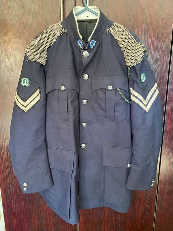 NATAL MOUNTED RIFLES UNIFORM,JACKET A SIZE MEDIUM,MEASURES 55CM ARMPIT TO ARMPIT-GOOD CONDITION,CONS