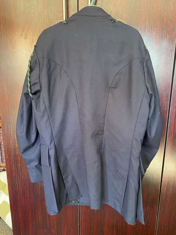 NATAL MOUNTED RIFLES UNIFORM,JACKET A SIZE MEDIUM,MEASURES 55CM ARMPIT TO ARMPIT-GOOD CONDITION,CONS