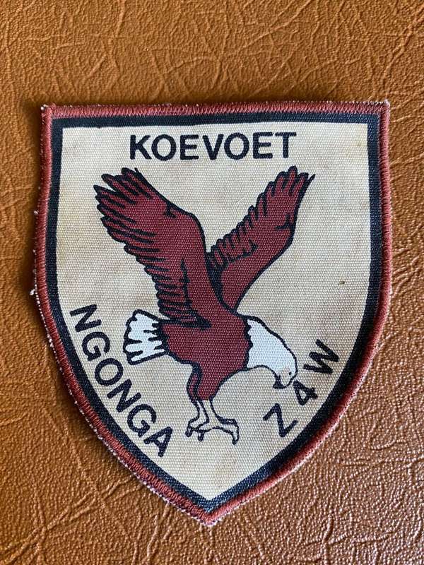 KOEVOET ZULU 4 WHISKEY PATCH-GUARANTEED ORIGINAL-USED PATCH