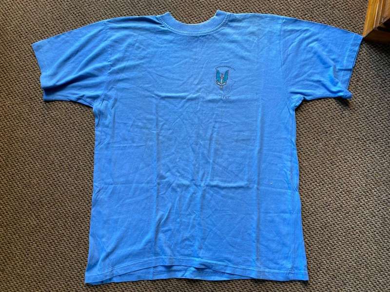 SAS REUNION 1997 T-SHIRT-SIZE EXTRA LARGE-GOOD CONDITION