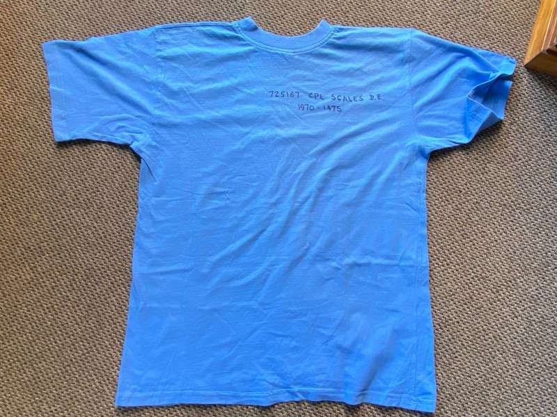 SAS REUNION 1997 T-SHIRT-SIZE EXTRA LARGE-GOOD CONDITION