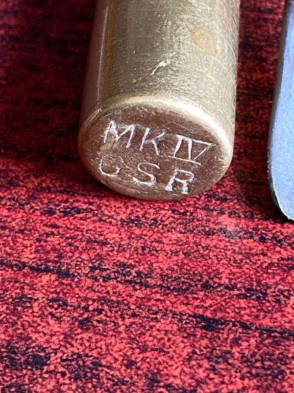 .303 RIFLE-OIL BOTTLE-BRASS-MARKED
