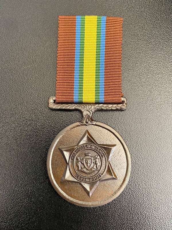 FULL SIZE VENDA POLICE ESTABLISHMENT MEDAL