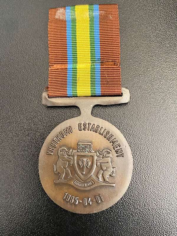FULL SIZE VENDA POLICE ESTABLISHMENT MEDAL