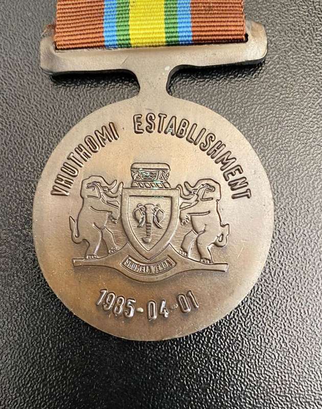 FULL SIZE VENDA POLICE ESTABLISHMENT MEDAL