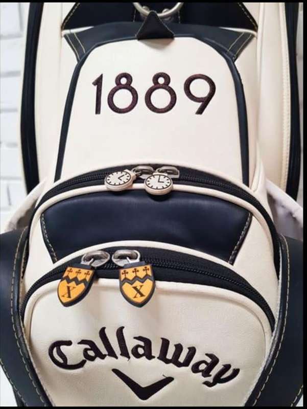 CALLAWAY SOUTHPORT UK 2017 LIMITED EDITION TOUR BAG WITH HEAD COVERS AND HOOD COVER-VERY GOOD CONDIT