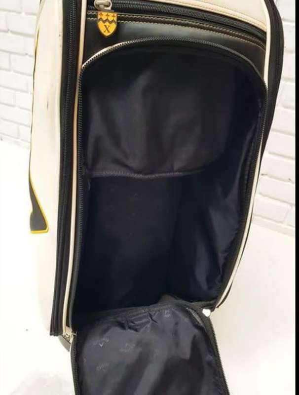 CALLAWAY SOUTHPORT UK 2017 LIMITED EDITION TOUR BAG WITH HEAD COVERS AND HOOD COVER-VERY GOOD CONDIT