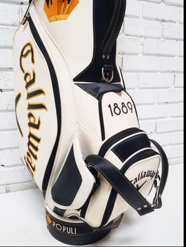 CALLAWAY SOUTHPORT UK 2017 LIMITED EDITION TOUR BAG WITH HEAD COVERS AND HOOD COVER-VERY GOOD CONDIT