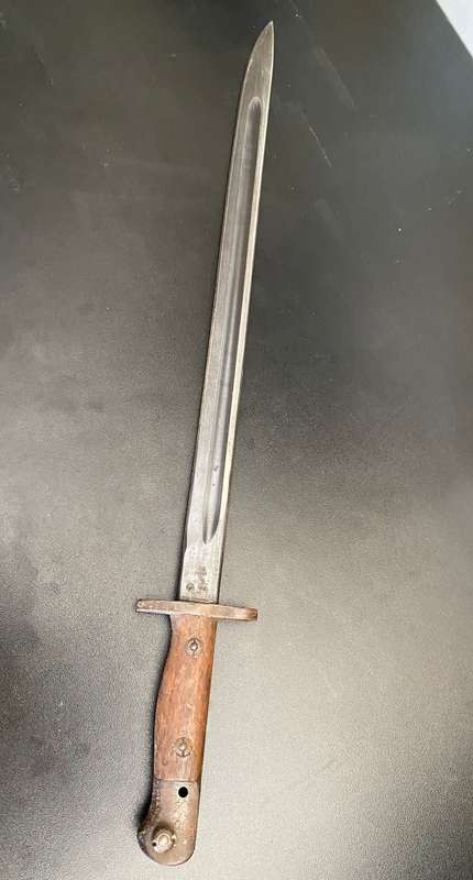 BRITISH 1907 PATTERN BAYONET-SOLD WITHOUT A SCABBARD-STILL IN GOOD CONDITION