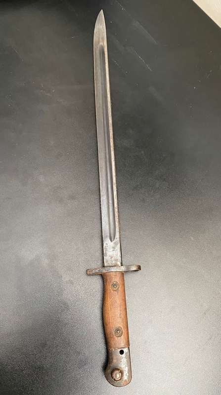 BRITISH 1907 PATTERN BAYONET-SOLD WITHOUT A SCABBARD-STILL GOOD CONDITION