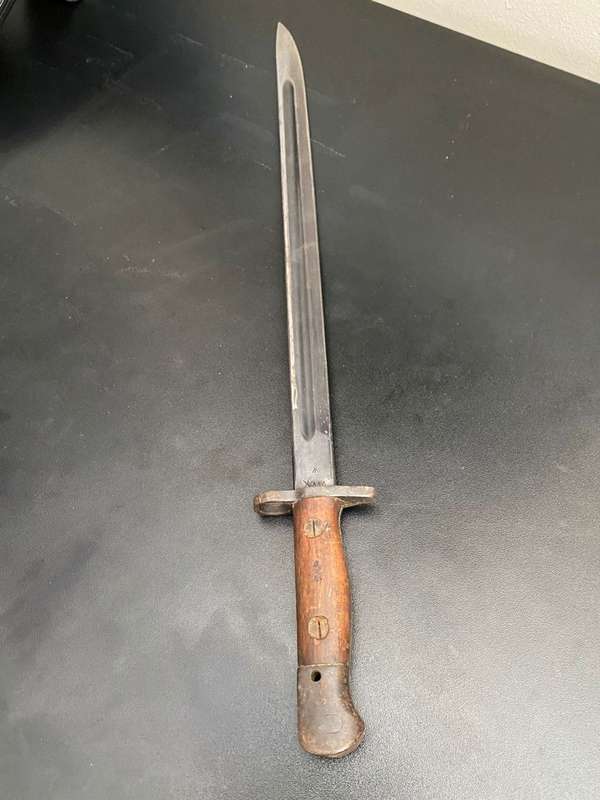 BRITISH 1907 PATTERN BAYONET-SOLD WITHOUT A SCABBARD-STILL GOOD CONDITION