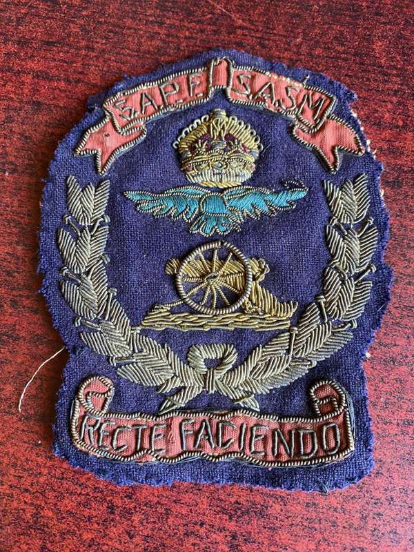 SA AMPHIGARIOUS BLAZER BADGE-THIS IS THE GENERAL SPORTS BADGE ,ADOPTED BY P.F. IN THE THIRTIES AND W
