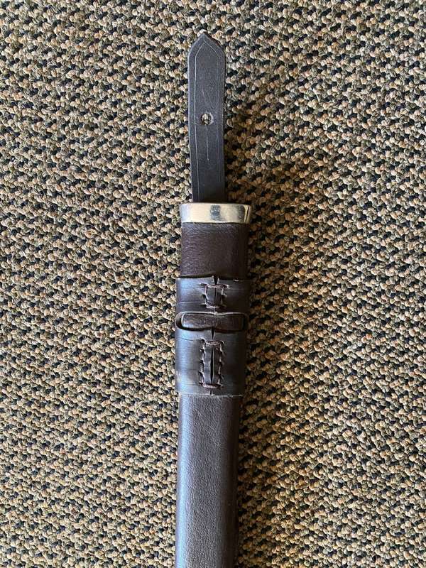 SA CEREMONIAL SWORD SCABBARD-LEATHER-CONDITION-UNUSED