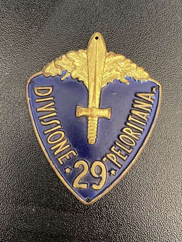 ITALIAN WW2 DIVISION 29 SLEEVE SHIELD