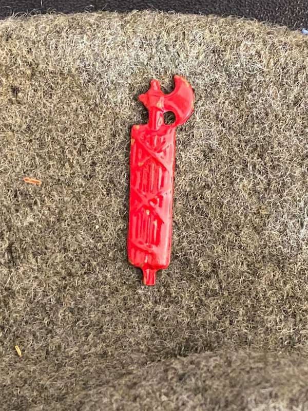ITALIAN WW2 RSI BRIGADE BERET-ORIGINAL- STILL GOOD CONDITION
