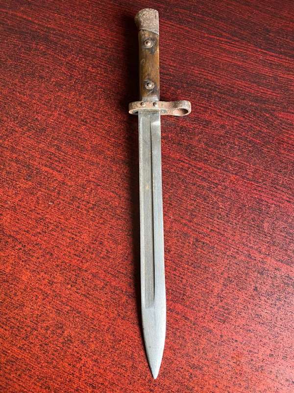 CZECH 1895 BAYONET,A DIRECT CAP OF THE AUSTRIAN 1895-MADE AFTER WW1 IN THE OLD AUSTRIAN ARSENALS-OVE