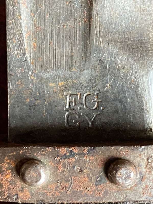CZECH 1895 BAYONET,A DIRECT CAP OF THE AUSTRIAN 1895-MADE AFTER WW1 IN THE OLD AUSTRIAN ARSENALS-OVE