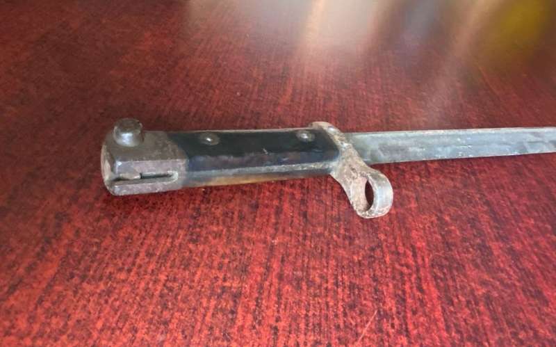 CZECH 1895 BAYONET,A DIRECT CAP OF THE AUSTRIAN 1895-MADE AFTER WW1 IN THE OLD AUSTRIAN ARSENALS-OVE